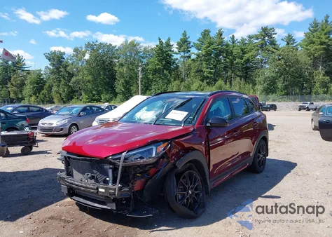 2019 Hyundai Tucson Night z USA, uszkodzony, nr VIN KM8J3CAL9KU930847